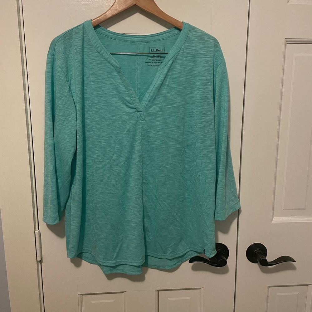 L.L. Bean Women's Split Neck Top